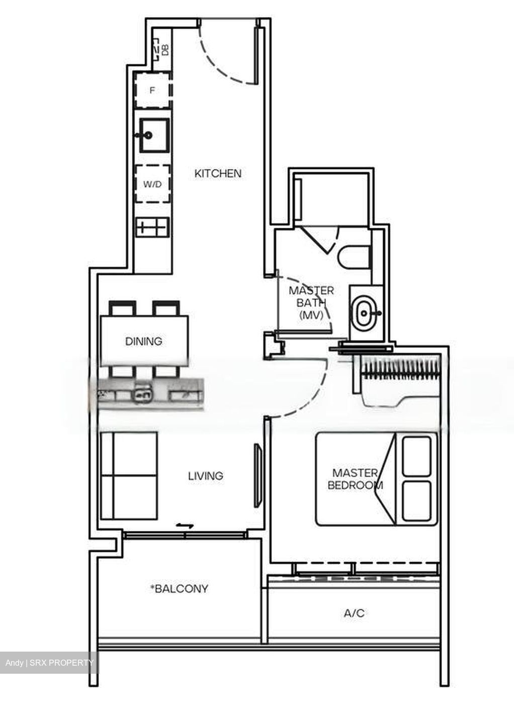 Mori (D14), Apartment #469350011